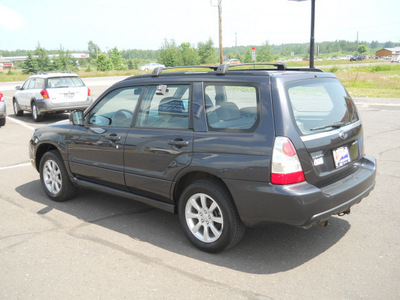 subaru forester 2008 black suv 2 5 x premium gasoline 4 cylinders all whee drive 5 speed manual 55811
