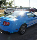 ford mustang 2010 dk  blue coupe gasoline 6 cylinders rear wheel drive automatic 76205