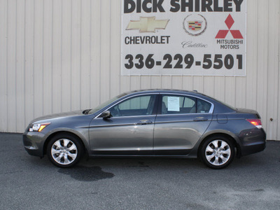 honda accord 2008 gray sedan ex l gasoline 4 cylinders front wheel drive automatic 27215