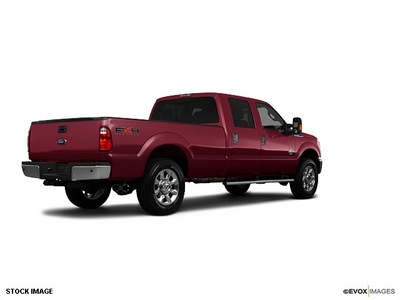 ford f 250 super duty 2011 royal red metallic king ranch biodiesel 8 cylinders 4 wheel drive automatic with overdrive 77388