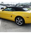 chevrolet camaro convertible 2011 yellow 2 ss gasoline 8 cylinders rear wheel drive 6 spd auto 77090