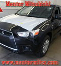 mitsubishi outlander sport 2011 black es gasoline 4 cylinders front wheel drive 5 speed with overdrive 44060