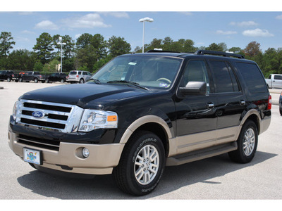 ford expedition 2011 blk suv xlt flex fuel 8 cylinders 2 wheel drive automatic with overdrive 77388