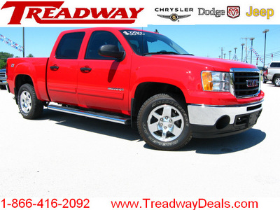 gmc sierra 1500 2010 red sle 4x4 z71 flex fuel 8 cylinders 4 wheel drive automatic 45840