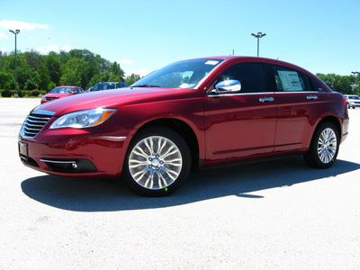 chrysler 200 2011 red sedan limited gasoline 4 cylinders front wheel drive automatic 45840