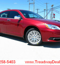 chrysler 200 2011 red sedan limited gasoline 4 cylinders front wheel drive automatic 45840