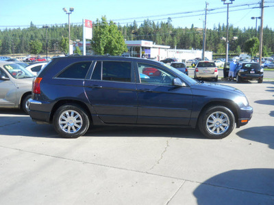 chrysler pacifica 2007 blue wagon touring gasoline 6 cylinders all whee drive shiftable automatic 99212