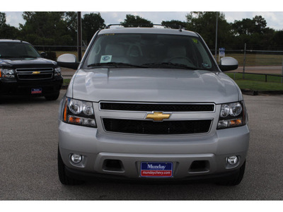 chevrolet tahoe 2011 silver suv lt flex fuel 8 cylinders 2 wheel drive 6 spd auto,elec cntlled 77090