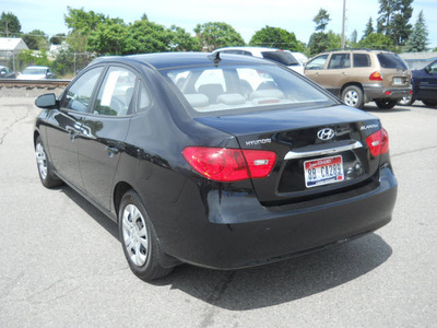 hyundai elantra 2010 black sedan gls gasoline 4 cylinders front wheel drive automatic 99208