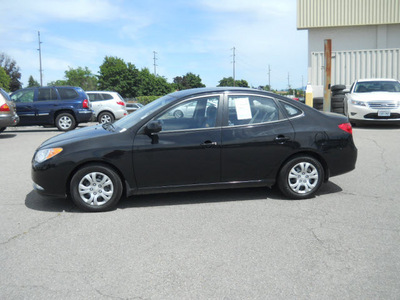 hyundai elantra 2010 black sedan gls gasoline 4 cylinders front wheel drive automatic 99208