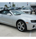 chevrolet camaro convertible 2011 silver gasoline 6 cylinders rear wheel drive automatic with overdrive 77090