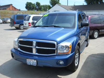 dodge durango 2005 blue suv limited gasoline 8 cylinders 4 wheel drive 5 speed automatic 99212