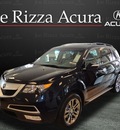 acura mdx 2011 lt  blue suv tech awd gasoline 6 cylinders all whee drive automatic with overdrive 60462