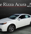 acura tl 2012 white sedan texh sh awd gasoline 6 cylinders all whee drive automatic with overdrive 60462