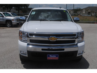 chevrolet silverado 1500 2011 white pickup truck lt flex fuel 8 cylinders 2 wheel drive 6 spd auto 77090