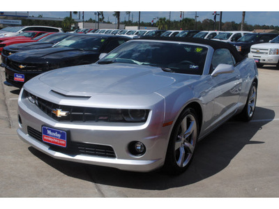 chevrolet camaro convertible 2011 silver ss gasoline 8 cylinders rear wheel drive automatic 77090