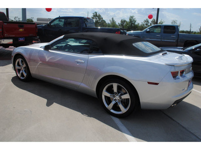 chevrolet camaro convertible 2011 silver ss gasoline 8 cylinders rear wheel drive automatic 77090