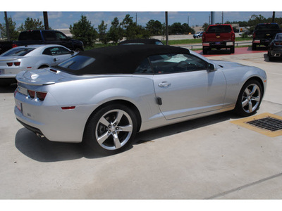 chevrolet camaro convertible 2011 silver lt gasoline 6 cylinders rear wheel drive 6 spd auto 77090