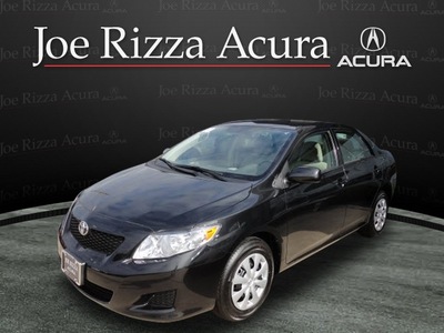 toyota corolla 2009 black sedan le gasoline 4 cylinders front wheel drive automatic with overdrive 60462
