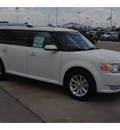 ford flex 2011 white wagon sel gasoline 6 cylinders front wheel drive 6 speed automatic 77388