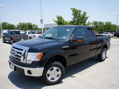 ford f 150 2011 black xlt flex fuel 6 cylinders 4 wheel drive 6 speed automatic 76205