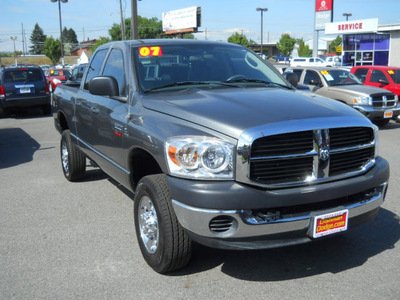 dodge ram pickup 3500 2007 gray st diesel 6 cylinders 4 wheel drive automatic 99212