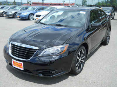 chrysler 200 2011 black sedan s flex fuel 6 cylinders front wheel drive shiftable automatic 99212