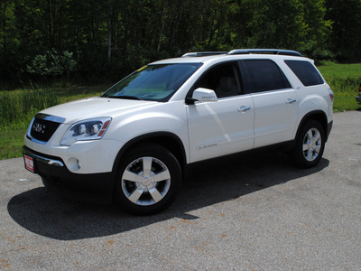 gmc acadia 2008 white suv slt 2 gasoline 6 cylinders front wheel drive 6 speed automatic 44024