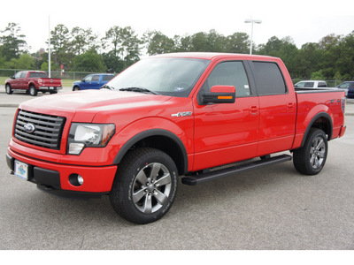 ford f 150 2011 red fx4 v8 4 wheel drive automatic with overdrive 77388