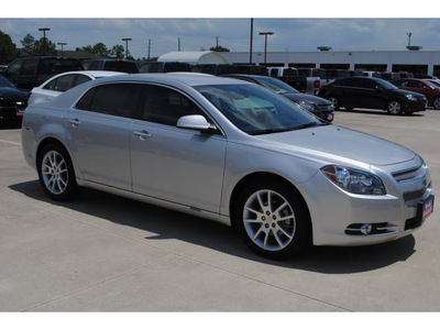 chevrolet malibu 2011 silver sedan ltz gasoline 6 cylinders front wheel drive 6 spd auto,hi torq 77090