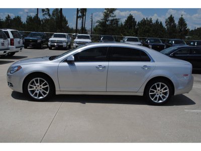 chevrolet malibu 2011 silver sedan ltz gasoline 6 cylinders front wheel drive 6 spd auto,hi torq 77090