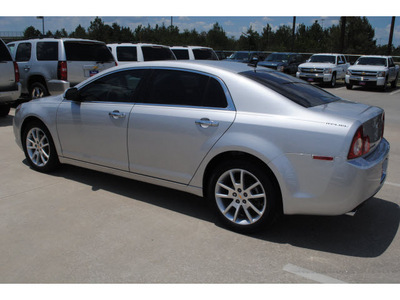 chevrolet malibu 2011 silver sedan ltz gasoline 6 cylinders front wheel drive 6 spd auto,hi torq 77090