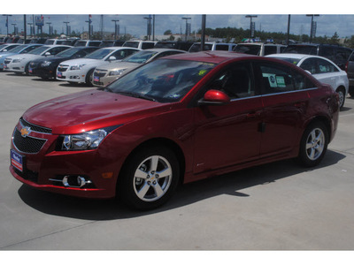 chevrolet cruze 2011 red sedan lt gasoline 4 cylinders front wheel drive 6 spd auto,elec cntrl od2 77090