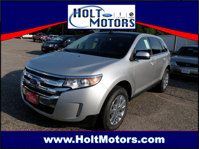 ford edge 2011 silver suv limited gasoline 6 cylinders front wheel drive shiftable automatic 55321