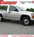 chevrolet colorado 2008 silver pickup truck work truck gasoline 5 cylinders 2 wheel drive automatic 45840