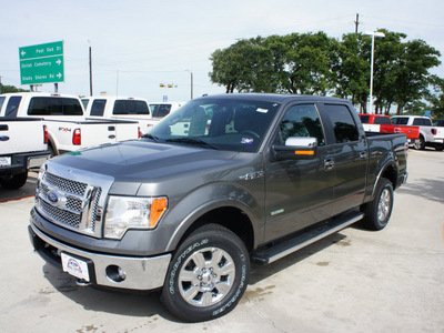 ford f 150 2011 gray lariat gasoline 6 cylinders 4 wheel drive automatic 76205