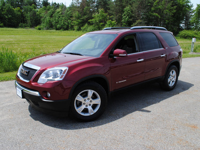 gmc acadia 2007 red suv slt 2 gasoline 6 cylinders all whee drive shiftable automatic 44024