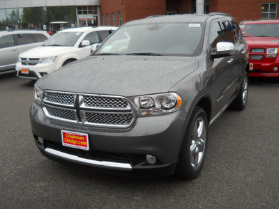 dodge durango 2011 dk  gray suv citadel gasoline 6 cylinders all whee drive 5 speed automatic 99212