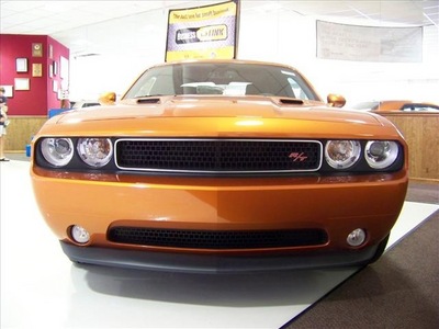 dodge challenger 2011 orange coupe r t gasoline 8 cylinders rear wheel drive not specified 44024