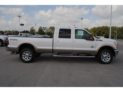 ford f 350 super duty 2011 white lariat biodiesel 8 cylinders 4 wheel drive shiftable automatic 77388