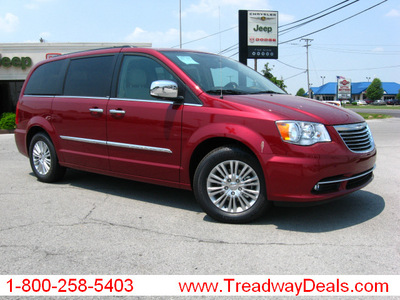 chrysler town and country 2011 red van touring l flex fuel 6 cylinders front wheel drive automatic 45840