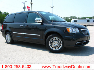 chrysler town and country 2011 dk  gray van touring l flex fuel 6 cylinders front wheel drive automatic 45840