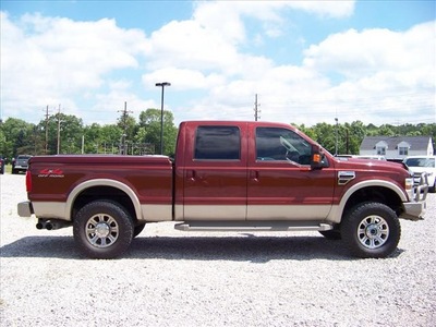 ford f 250 super duty 2008 red lariat king ranch diesel 8 cylinders 4 wheel drive automatic 44024