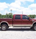 ford f 250 super duty 2008 red lariat king ranch diesel 8 cylinders 4 wheel drive automatic 44024