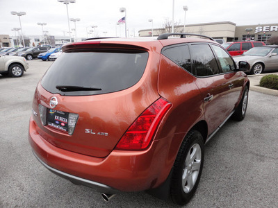 nissan murano 2005 orange suv sl awd gasoline 6 cylinders all whee drive automatic with overdrive 60546