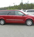 chrysler town and country 2011 red van touring l flex fuel 6 cylinders front wheel drive automatic 99212
