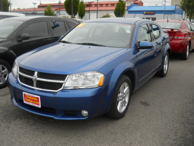 dodge avenger 2010 blue sedan r t gasoline 4 cylinders front wheel drive 4 speed automatic 99212