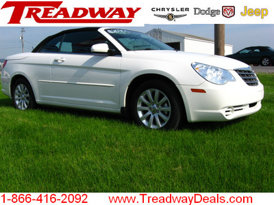 chrysler sebring 2010 white touring flex fuel 6 cylinders front wheel drive automatic 45840