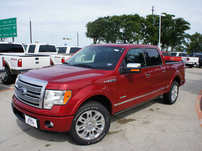 ford f 150 2011 red platinum gasoline 6 cylinders 2 wheel drive automatic 76205