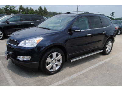 chevrolet traverse 2011 dk  blue suv lt gasoline 6 cylinders front wheel drive automatic 77090